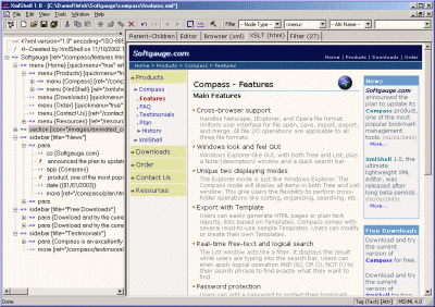 Screenshot of XmlShell - The Ultimate Lightweight XML Editor